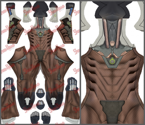 Genji Overwatch Undersuit Pattern
