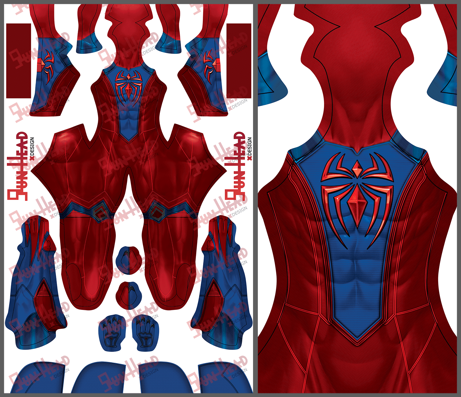Gun Head Design Tempest Spandex Suit [20210157] - $65 : printcostume