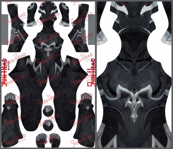 Rivals Black Suit Squirrel Pattern